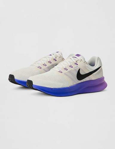 Nike Women's Run Swift 3 Road Running Shoes, Sail/Black-Bright Violet-Racer Blue, 8