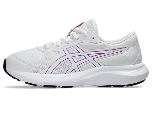 ASICS Kid's Contend 9 Grade School Running Shoes, 2, White/Soothing SEA