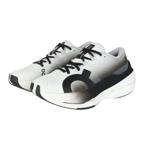On Cloudboom Max Running Shoes Womens Road, White Black, 8.5