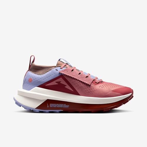 Nike Zegama 2 Women's Trail Running Shoes (FD5191-600, Red Stardust/Mars Stone/Lilac Ice/Alabaster) Size 6.5 - alternate view 3
