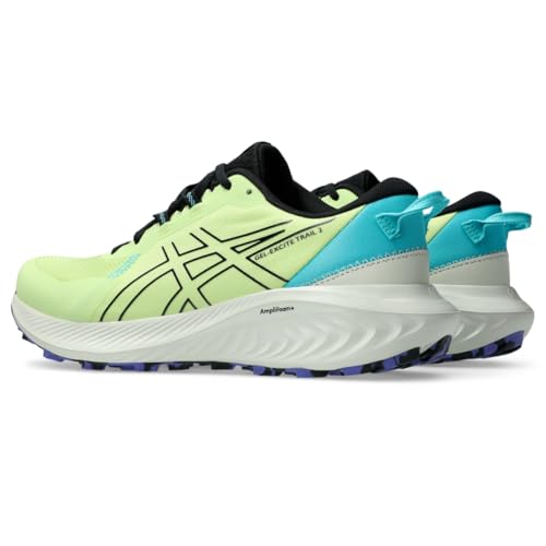 ASICS Men's Gel-Excite Trail 2 Running Shoes, 15, Lime Green/Black