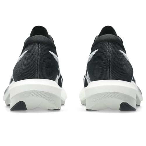 ASICS Unisex Magic Speed 5 Running Shoes, 7.5M / 9W, Black/White