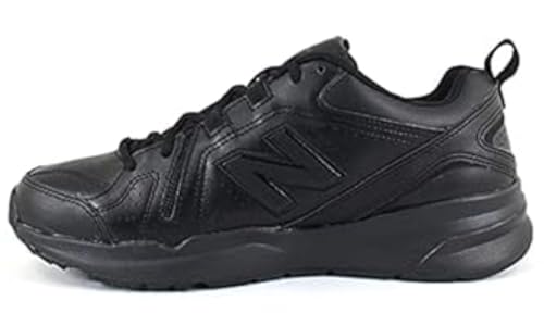 New Balance Men's 608 V5 Casual Comfort Cross Trainer, Black/Black, 9.5