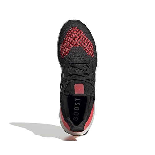 Adidas Mens Ultraboost 1.0 Sportswear, Black/Black/Lucid Red, 12.5