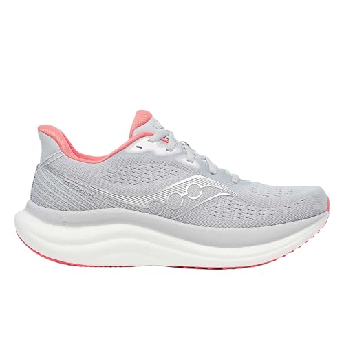 Saucony Women's Triumph 23, Cloud/Coral, 7