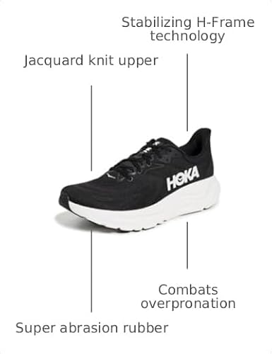 Hoka Men's Arahi 8 Black/White 13 Medium - alternate view 3