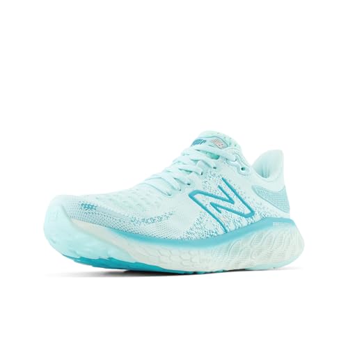 New Balance Women's Fresh Foam X 1080 V12 Running Shoe, Bright Cyan/Virtual Blue, 5.5 M