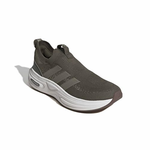 adidas Men's Cloudfoam Cuxxion - Sock, Night Cargo/Silver Pebble/Tent Green, 13
