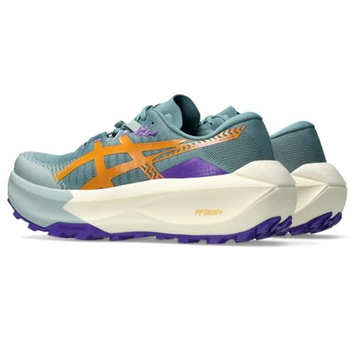 ASICS Women's Trabuco MAX 5 Running Shoes, 7.5, Foggy Teal/Radiant Amethyst