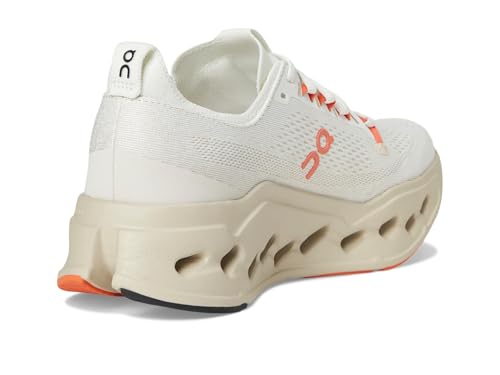 On Womens Cloudsurfer Max Ivory/Salmon 9 M