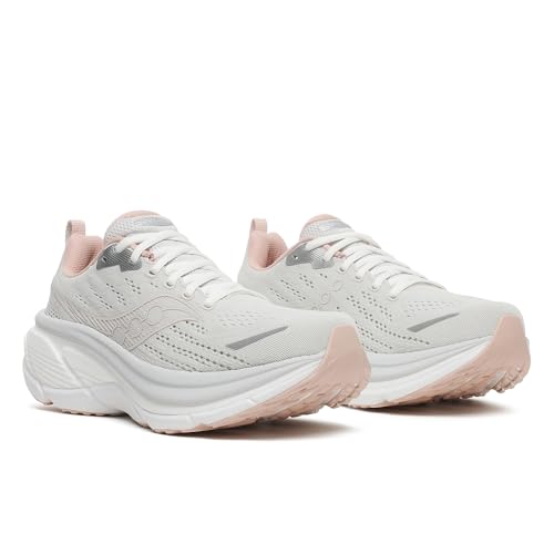 Saucony Women's Hurricane 25 Sneaker, Arctic/White, 8.5