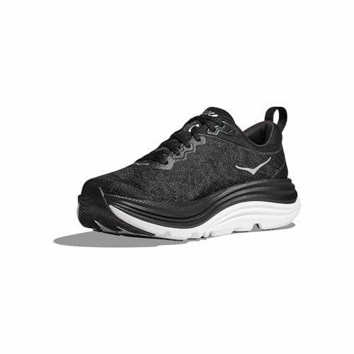 Hoka Men's Gaviota 5 Black/White 9.5 Medium - alternate view 4