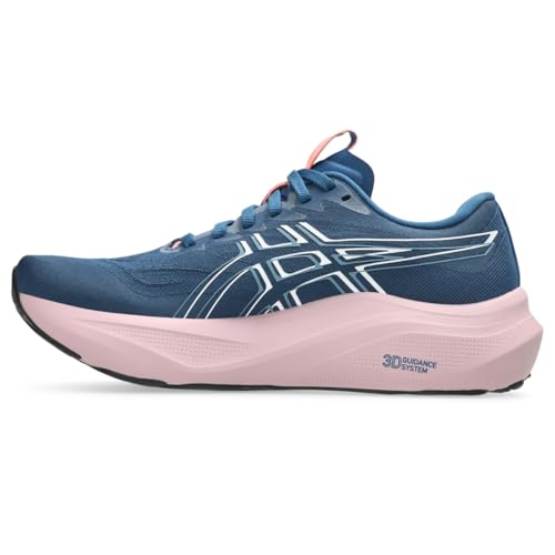 ASICS Women's GT-2000 14 Running Shoes, 10, Twilight Blue/White