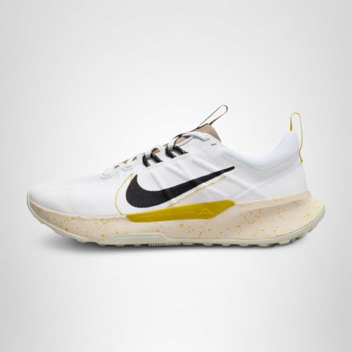 Nike Men's Juniper Trail 2 Nn Low, White Black Vivid Sulfur Khaki, 12