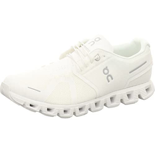 On Men's Cloud 5 Sneakers, All White, 11.5 Medium US