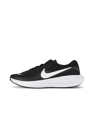 Nike Men's Revolution 8 Road Running Shoes, Black/White-Black, 8