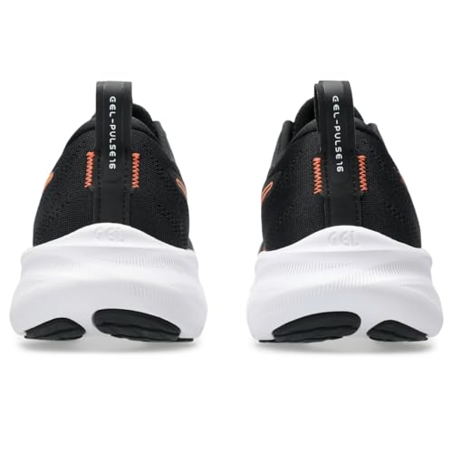 ASICS Men's Gel-Pulse 16 Running Shoes, 13, Black/NOVA Orange