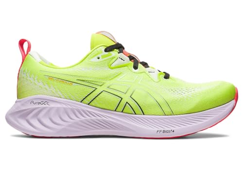 ASICS Men's Gel-Cumulus 25 Running Shoes, 12, Lime Zest/Whisper Green