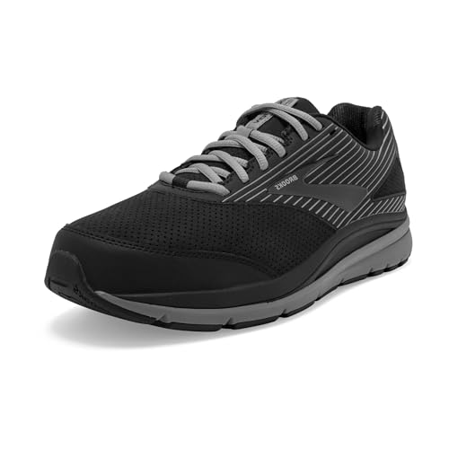 Brooks Men's Addiction Walker Suede Walking Shoe - Black/Primer/Black - 9 Medium