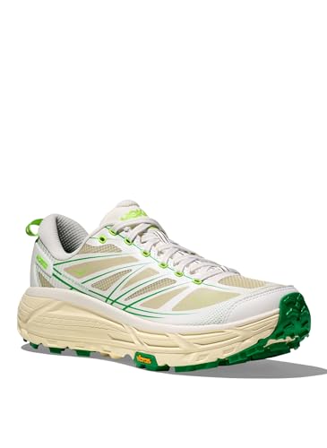 Hoka Unisex Mafate Speed 2 White/Fresh Cut Grass Men's 11.5, Women's 12.5 Medium - alternate view 4