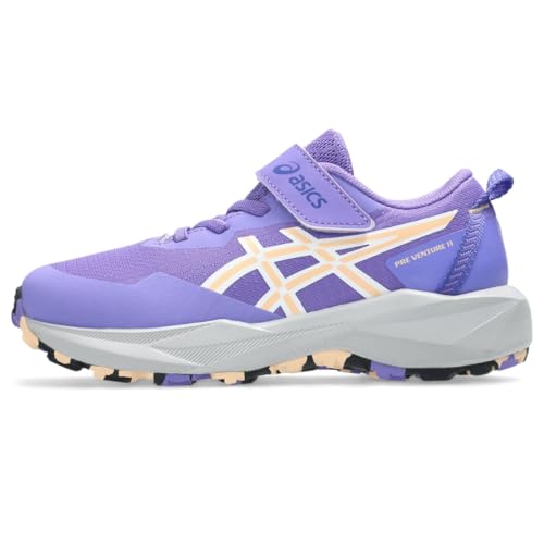 ASICS Kid's PRE Venture 11 PRE-School Running Shoes, 2, Amethyst/Apricot Crush