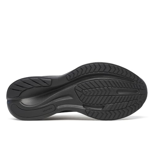 Saucony Men's Cohesion 18 Sneaker, Black/Black/Black, 7