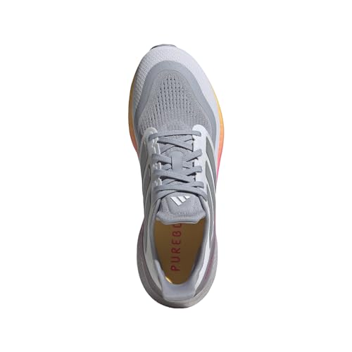 Adidas Men's Pureboost 5, White/Silver Metallic/Spark, 10.5