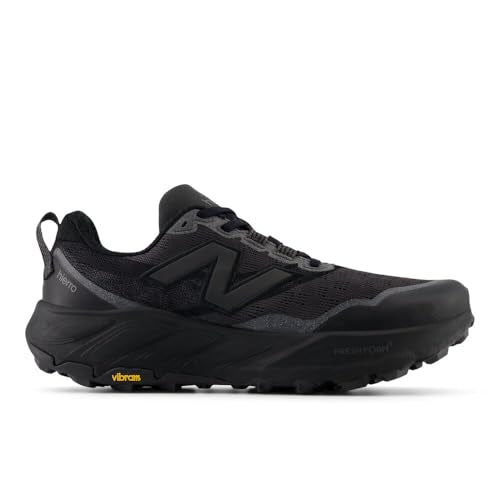 New Balance Men's Fresh Foam X Hierro V9 Trail Running Shoe, Black Cement/Black, 11 M
