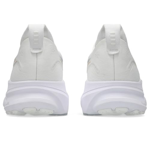 ASICS Women's Gel-Kayano 32 Running Shoes, 9.5, White/Champagne