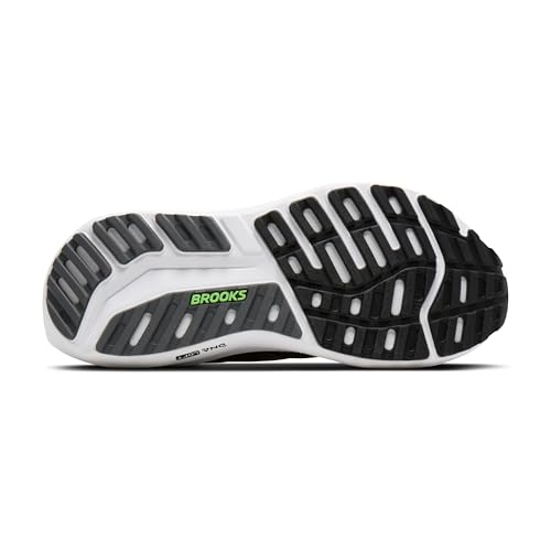 Brooks Men’s Anthem 8 Neutral Running Shoe - Black/Grey/Green - 8.5 Medium