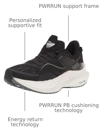 Saucony Women's Tempus Sneaker, Black/Fog, 7.5