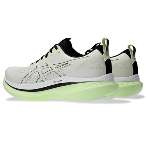 ASICS Men's GLIDERIDE MAX Running Shoe, 10.5, Birch/Black