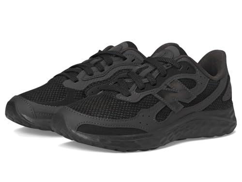 New Balance Kid's Fresh Foam Arishi Lux V1 Lace-Up Running Shoe, Black/Black Cement, 5.5 M Big Kid