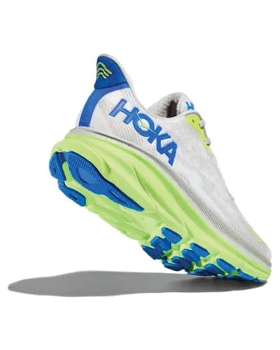Hoka Men's Clifton 9 Stardust/Electric Cobalt 8 Medium