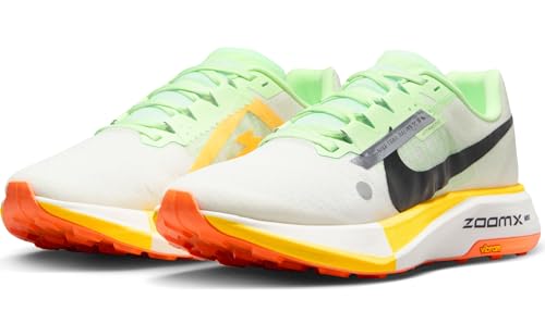 Nike Ultrafly Women's Trail Racing Shoes (DZ0489-102, Summit White/Vapor Green/Laser Orange/Black) Size 6.5