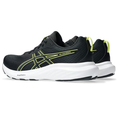 ASICS Men's Gel-Contend 9 Running Shoe, 15, Black/Citron