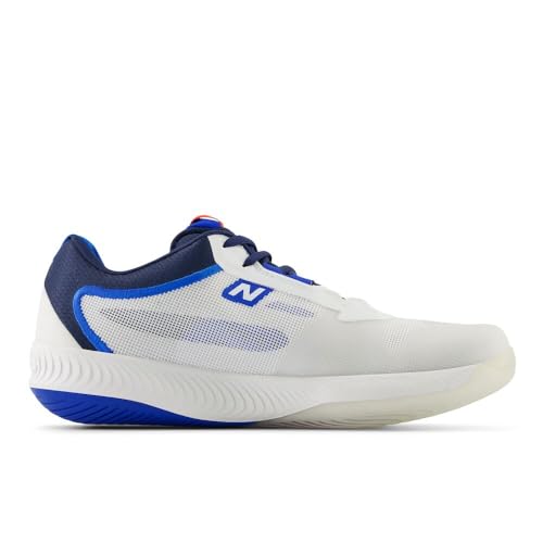 New Balance Men's FuelCell 996 V6 Tennis Shoe, White/Team Navy, 11 M