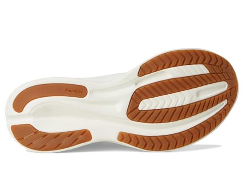 Saucony Women's Cohesion 18 Sneaker, Almond/Gum, 9 Wide