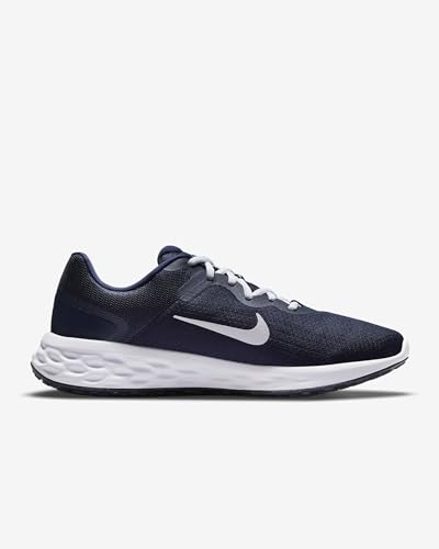 NIKE Revolution 6 Men's Trainers Sneakers Shoes DC3728 (Midnight Navy/Obsidian/Ashen Slate/White 401) UK7 (EU41)