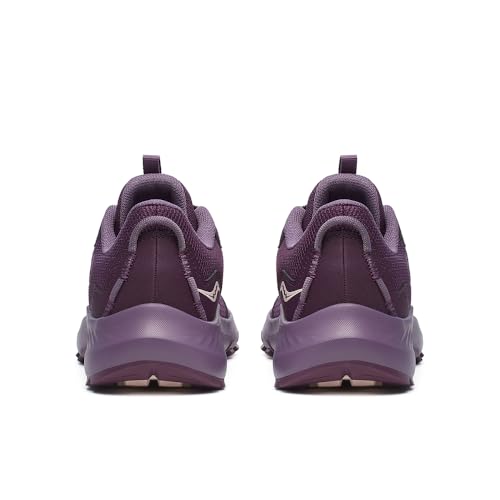 Saucony Women's Aura Tr Hiking Shoe, Plum/Pearl, 7.5