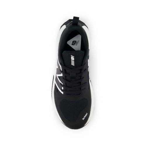 New Balance Kid's FuelCell Play V1 Lace-Up Running Shoe, Black/White, 5.5 M Big Kid