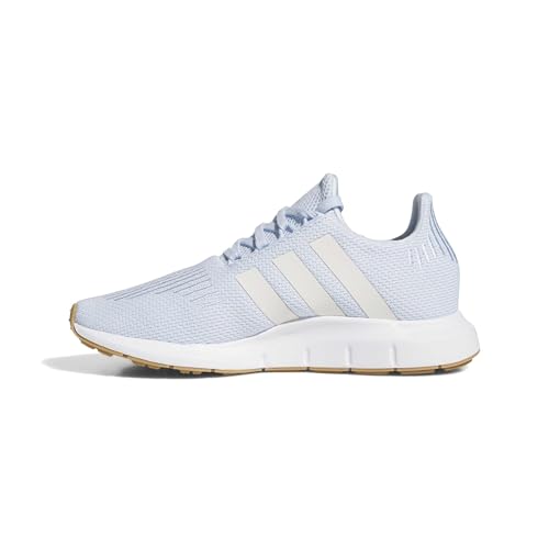 adidas Women's Swift Run 1.0, Crystal Sky/Off White/White, 9