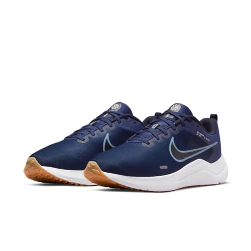 NIKE Men's Downshifter 12 Sneaker, 400 Blue, 10.5 UK