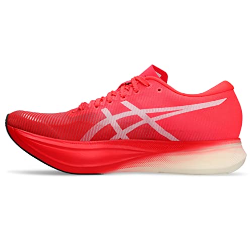 ASICS Unisex METASPEED Edge+ Running Shoes, 9.5M / 11W, Diva Pink/White