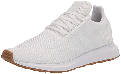 Adidas Originals Men's Swift Run Shoe, White/White/Gum, 7.5