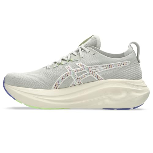 ASICS Men's Gel-Nimbus 27 Trail Running Shoes, 12, Nature Bathing/Lime Green