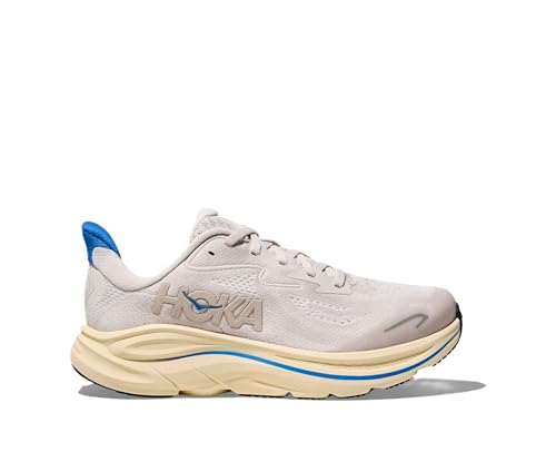 Hoka Unisex Clifton 10 (Big Kid) Stucco/Virtual Blue 4.5 Medium