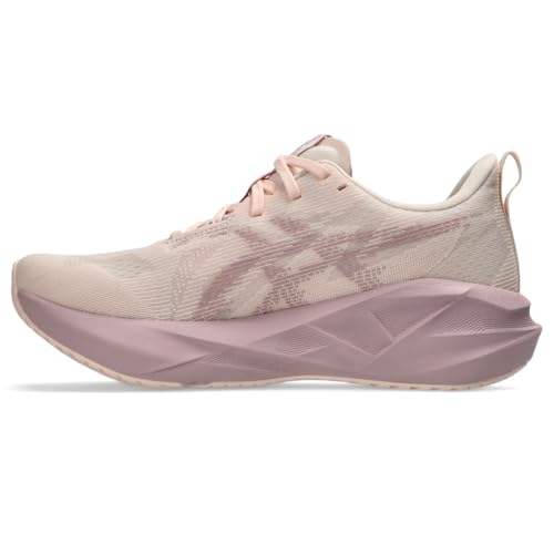 ASICS Women's NOVABLAST 5 Running Shoes, 9.5, Pearl Pink/MORGANITE