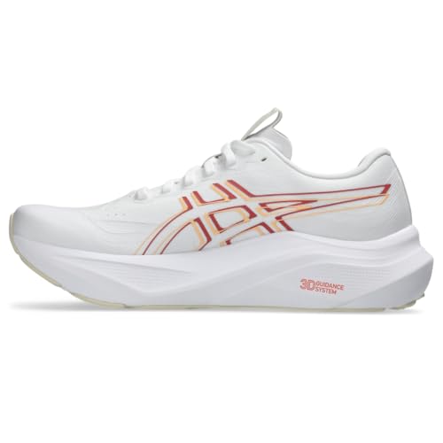 ASICS Women's GT-2000 14 Running Shoes, 7, White/Dark Pink Clay