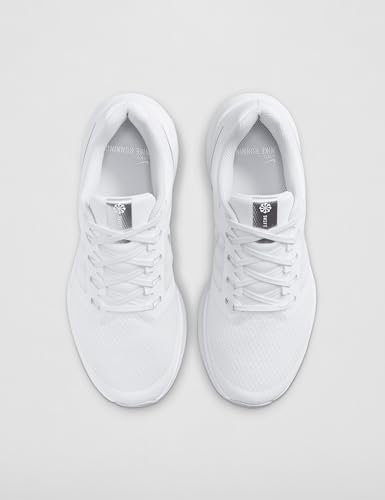 Nike Women's Run Swift 3 Road Running Shoes, White/Metallic Silver-Pure Platinum, 9